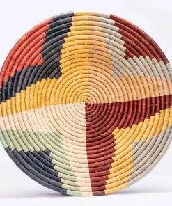 KAZI Home Goods Large Mod Annette Woven Wall Plate