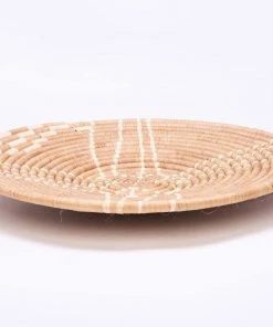 KAZI Large Tan Sanaa Woven Wall Plate Home Goods 7 KAZI Large Tan Sanaa Woven Wall Plate Home Goods