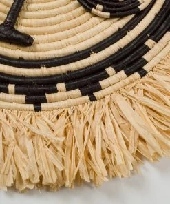 KAZI Home Goods Fringed Sun Mask Wall Art Disc