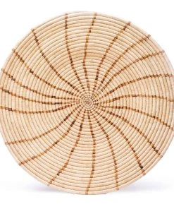 KAZI Banana Leaf Shujaa Extra Large Wall Plate Staff Favorites