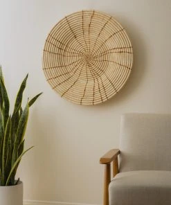 KAZI Banana Leaf Shujaa Extra Large Wall Plate Staff Favorites