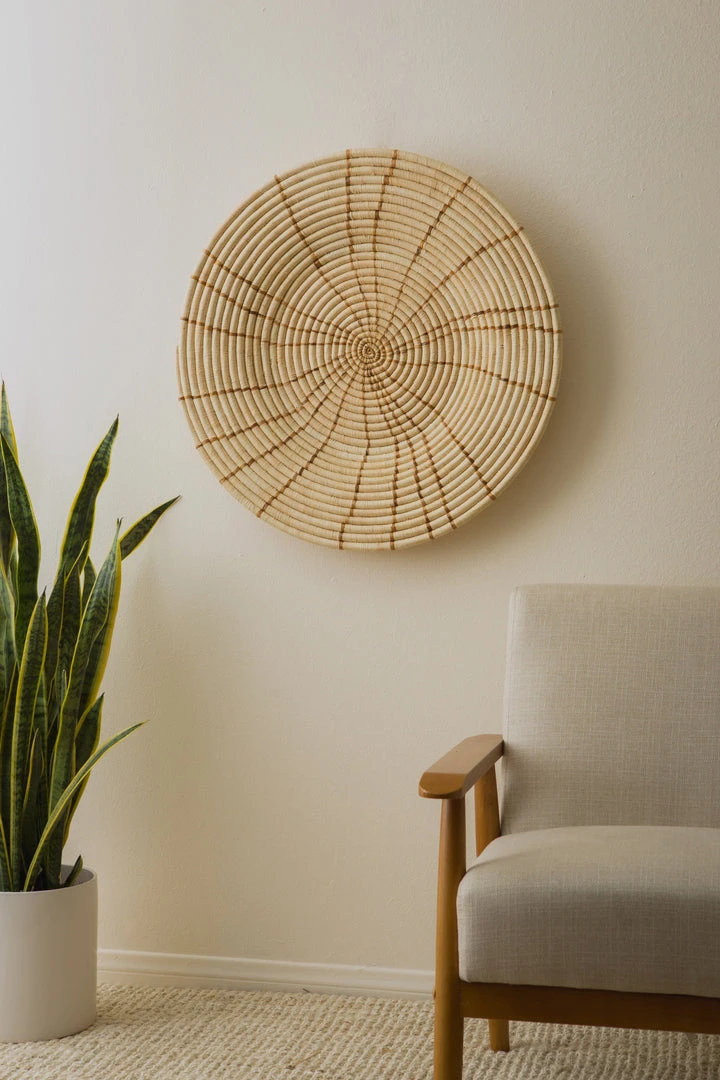 KAZI Banana Leaf Shujaa Extra Large Wall Plate Staff Favorites 2 KAZI Banana Leaf Shujaa Extra Large Wall Plate Staff Favorites