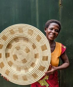 KAZI Natural Geo Extra Large Wall Plate