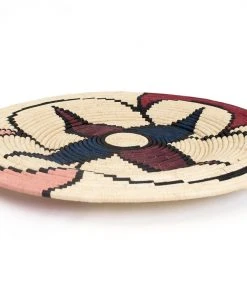 KAZI Jumbo Amelia Burgundy Wall Plate