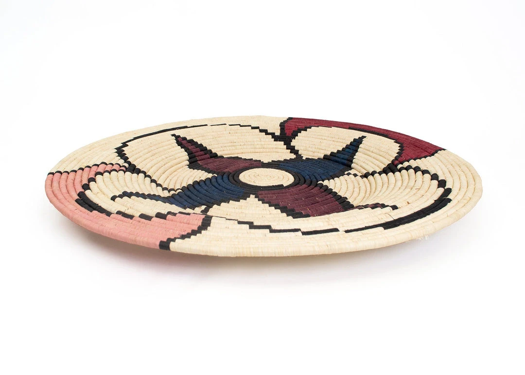 KAZI Jumbo Amelia Burgundy Wall Plate 2 KAZI Jumbo Amelia Burgundy Wall Plate