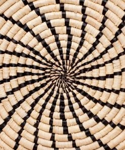 KAZI Jumbo Black Shujaa Woven Wall Plate Home Goods 9 KAZI Jumbo Black Shujaa Woven Wall Plate Home Goods