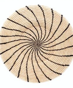 KAZI Jumbo Black Shujaa Woven Wall Plate Home Goods