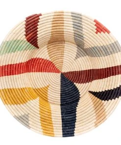 KAZI Home Goods Jumbo Mod Annette Woven Wall Art Plate