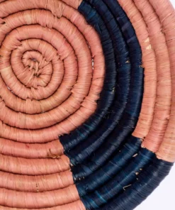 KAZI Home Goods Small Blossom Mnara Round Basket 3 KAZI Home Goods Small Blossom Mnara Round Basket