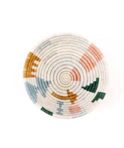 KAZI Small Floret Mtoto Round Basket Home Goods