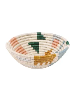KAZI Small Floret Mtoto Round Basket Home Goods