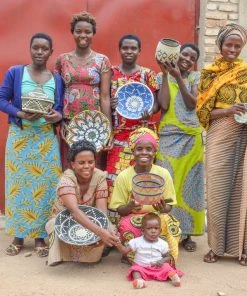 KAZI Small Soothing Sands Nyota Round Basket