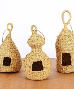 KAZI All Natural Cylinder Birdhouse Home Goods