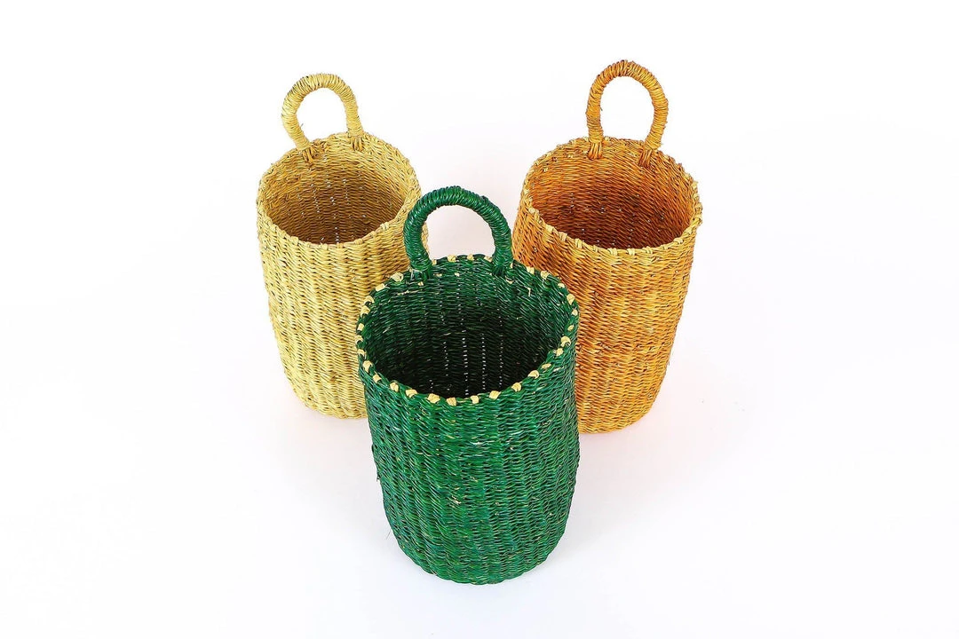 KAZI Home Goods All Natural Hanging Basket 2 KAZI Home Goods All Natural Hanging Basket