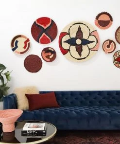 KAZI Home Goods Amelia Burgundy Plate II 8 KAZI Home Goods Amelia Burgundy Plate II