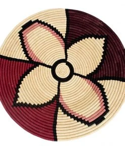 KAZI Home Goods Amelia Burgundy Plate II