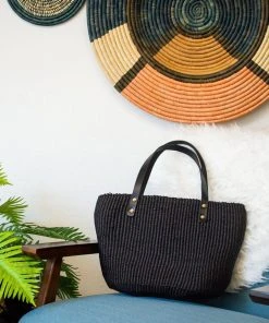 KAZI Black Grass Handbag