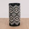 KAZI Black + Gray Tofali Vase