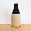 KAZI Home Goods Black Malia Vase
