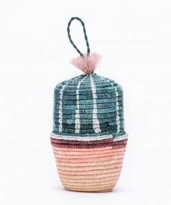 KAZI Fair Trade Cactus Planter Ornament 1