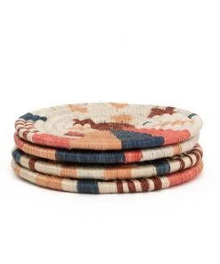 KAZI Coral Biko Coasters Home Goods