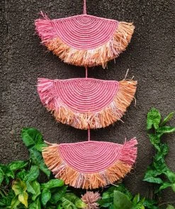 KAZI Home Goods Coral Sunset Raffia Parade Mobile 9 KAZI Home Goods Coral Sunset Raffia Parade Mobile