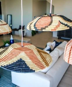 KAZI Dusty Peach Lamp Pendant - Medium Home Goods