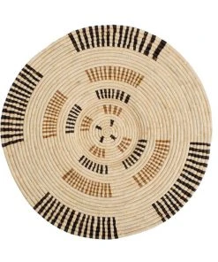 KAZI Home Goods Eden Banana Bark Wall Plate