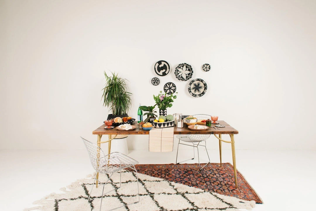 KAZI Extra Large Black + White Ikaze Basket Home Goods 3 KAZI Extra Large Black + White Ikaze Basket Home Goods