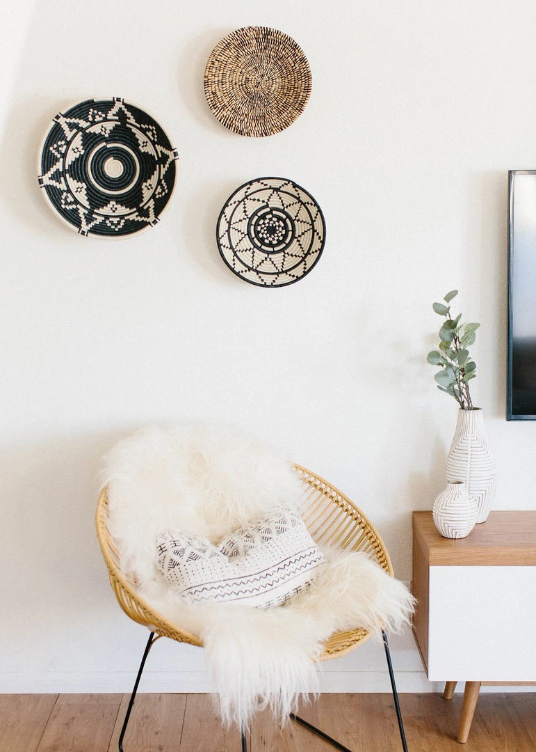 KAZI Extra Large Black + White Ikaze Basket Home Goods 5 KAZI Extra Large Black + White Ikaze Basket Home Goods