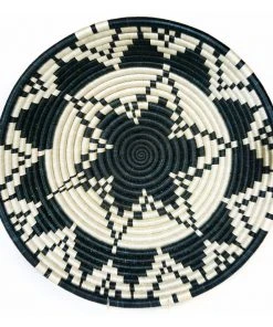 KAZI Extra Large Black + White Ikaze Basket Home Goods