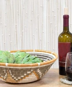 KAZI Extra Large Light Taupe Hope Bowl