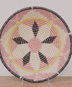 KAZI Home Goods Extra Large Pale Blush + Sun Kwizera Wall Bowl