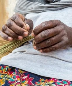 KAZI Fringed Black Coaster Set 11 KAZI Fringed Black Coaster Set