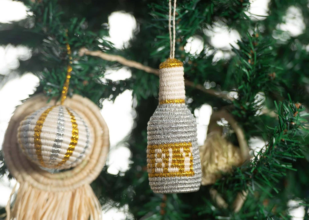 KAZI Fair Trade Globe Ornament - Multi Metallic 2 KAZI Fair Trade Globe Ornament - Multi Metallic