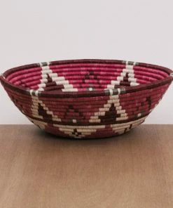 KAZI Home Goods Jumbo Mauve Fig Wall Bowl