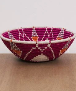 KAZI Jumbo Vivid Viola Wall Bowl