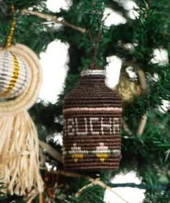 KAZI Kombucha Bottle Ornament Fair Trade