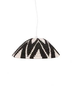KAZI Lighting Large Black Jua Lamp Pendant