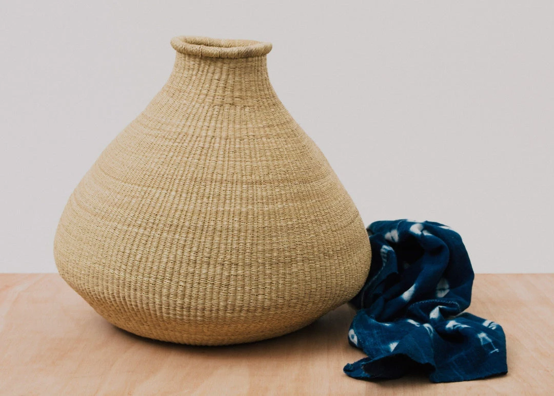 KAZI Home Goods Large Natural Grass Bud Vase KAZI Home Goods Large Natural Grass Bud Vase