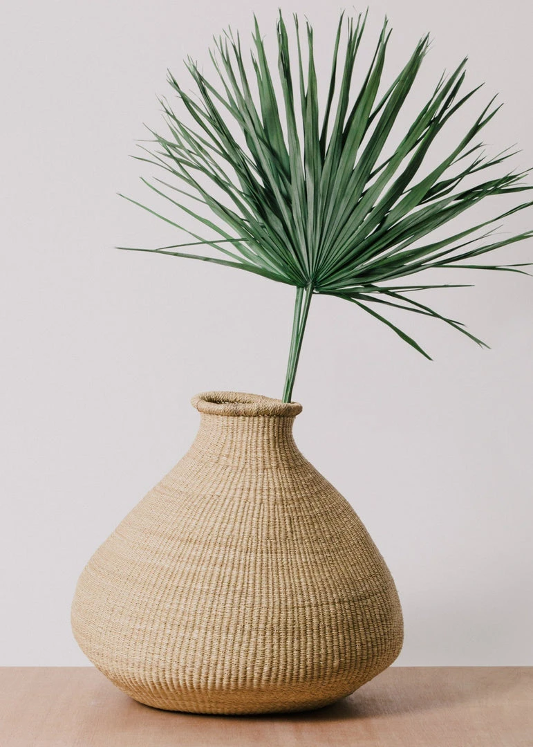KAZI Home Goods Large Natural Grass Bud Vase KAZI Home Goods Large Natural Grass Bud Vase