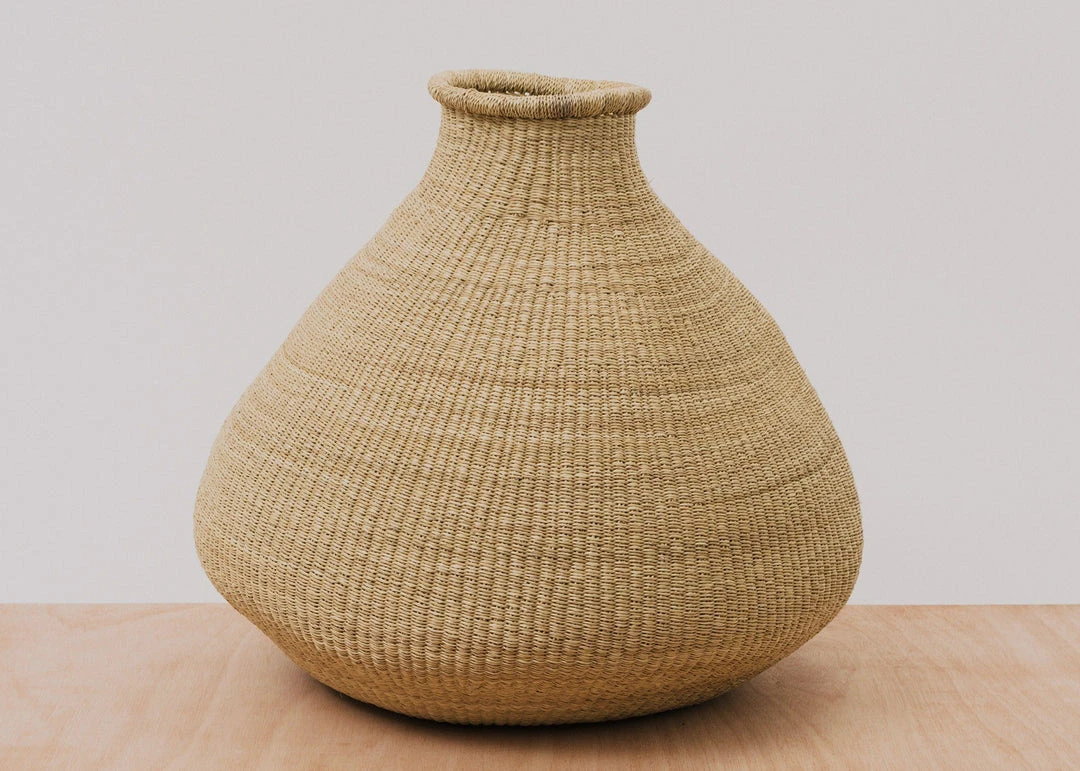 KAZI Home Goods Large Natural Grass Bud Vase KAZI Home Goods Large Natural Grass Bud Vase