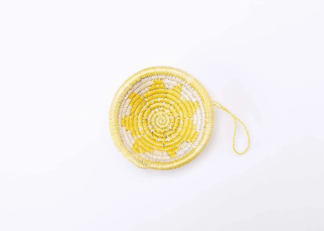 KAZI Lemon Basket Ornament Fair Trade 1 KAZI Lemon Basket Ornament Fair Trade