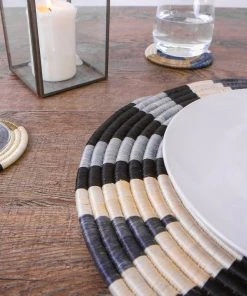 KAZI Light Taupe Jua Coasters