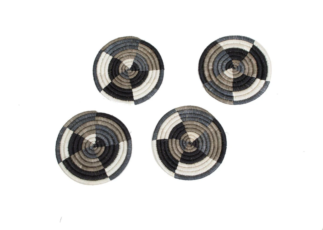 KAZI Light Taupe Jua Coasters 1 KAZI Light Taupe Jua Coasters