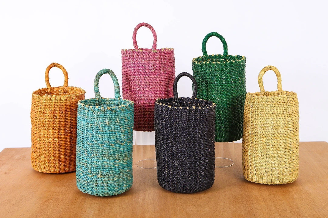 KAZI Mauve Hanging Basket Home Goods 5 KAZI Mauve Hanging Basket Home Goods