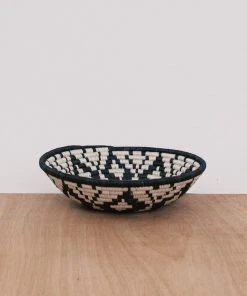 KAZI Home Goods Medium Black Maua Basket