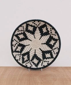 KAZI Home Goods Medium Black Maua Basket