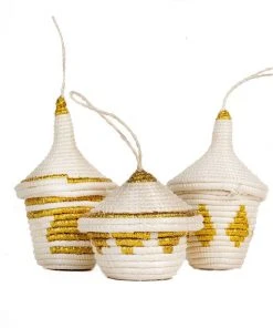 KAZI Metallic Gold Fete Ornament Set