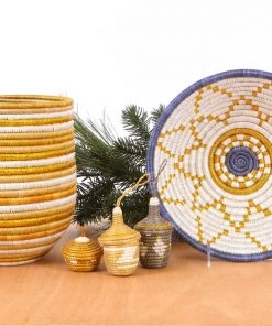 KAZI Metallic Gold + Mirage Gray Ornament Set 6 KAZI Metallic Gold + Mirage Gray Ornament Set